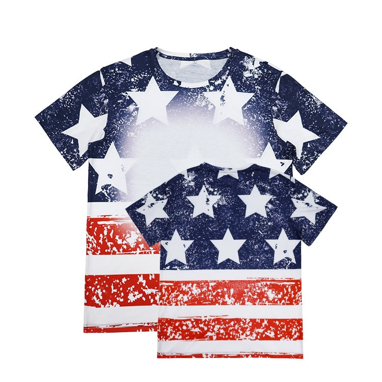 Stars and Stripes T-shirt Sublimation PNG Image Digital 