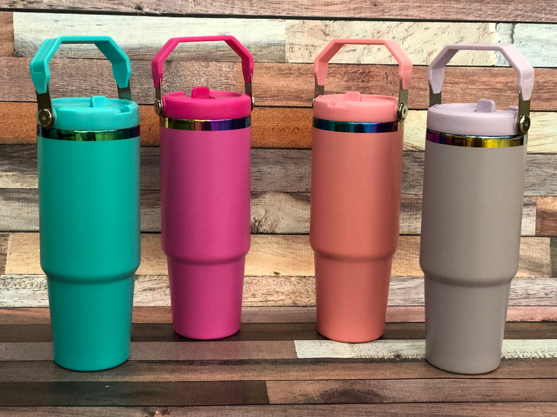 30oz Rainbow Water Bottles