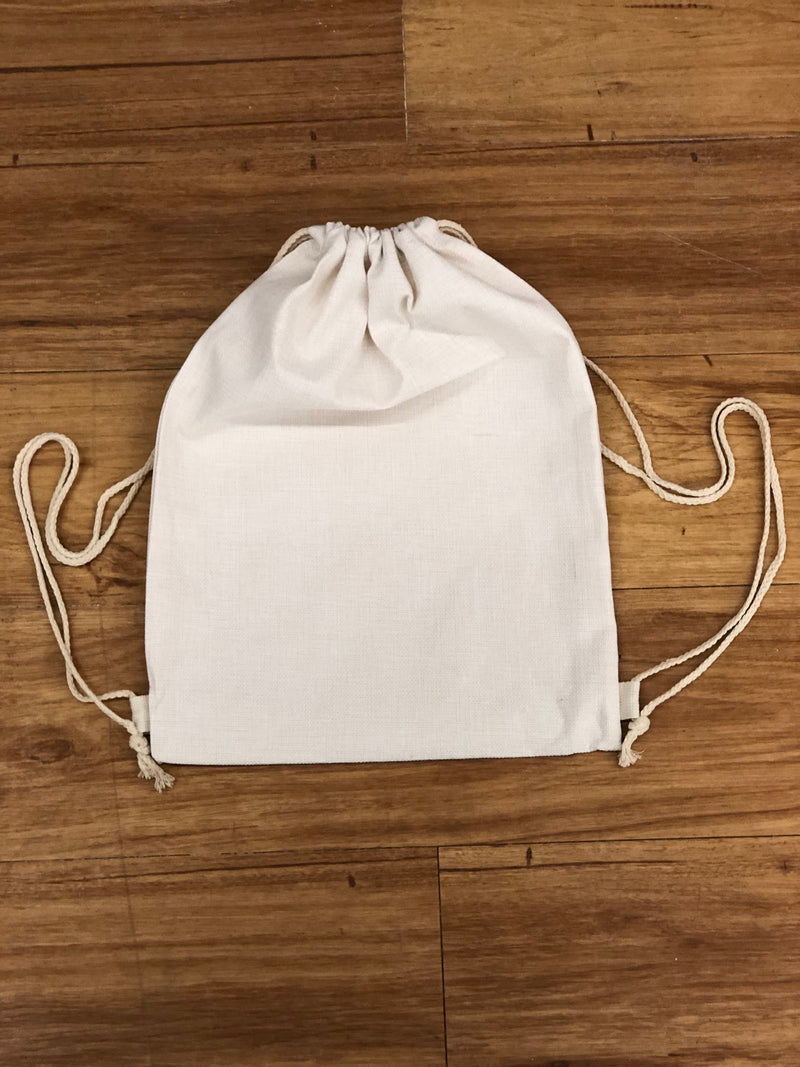 Sublimation Burlap Drawstring Bag