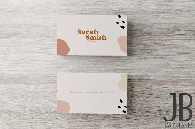 Abstract Boho Business Card