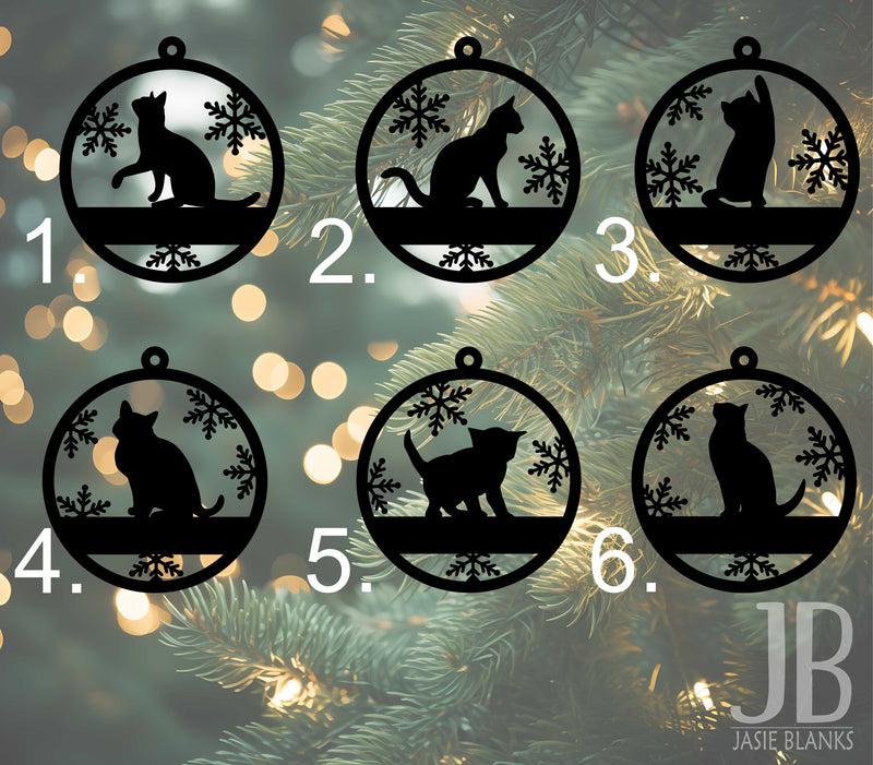 Cat Silhouette Ornament