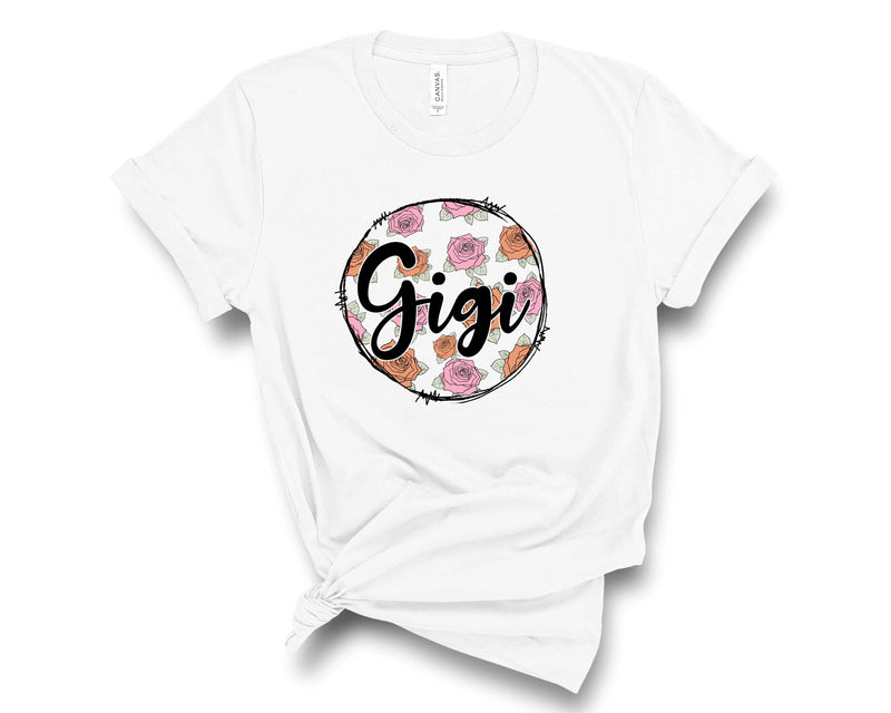 Floral Circle GiGi- Transfer