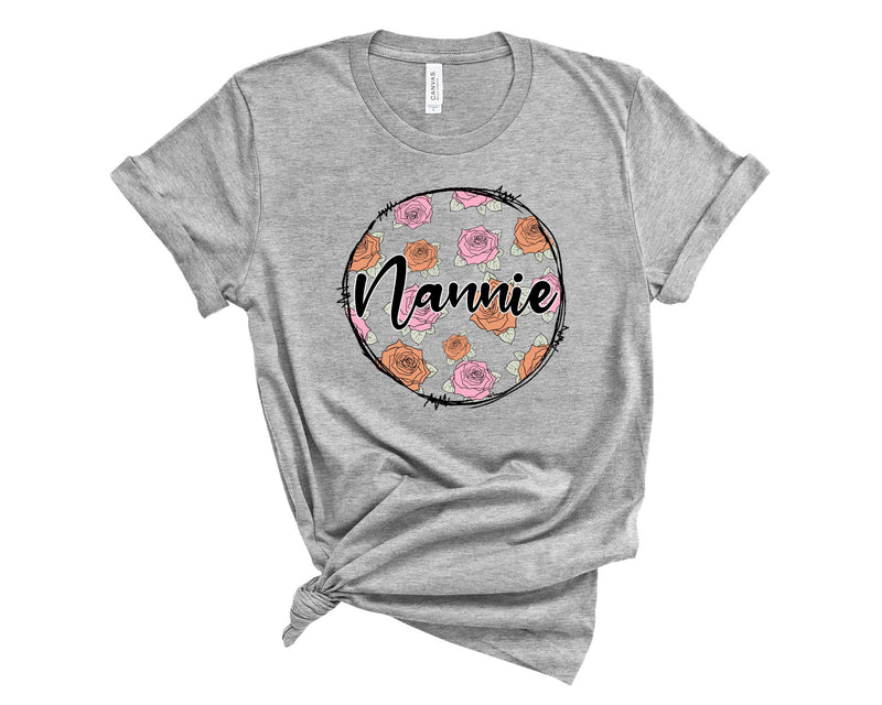 Floral Circle Nannie - Transfer