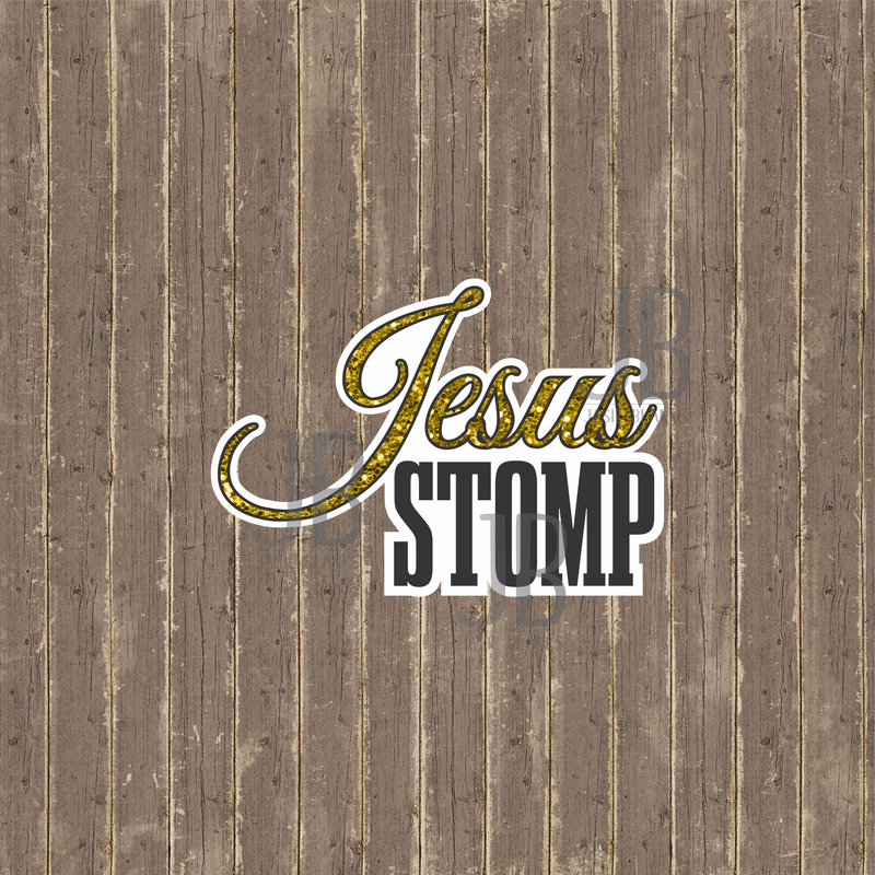 Jesus Stomp Photo Prop