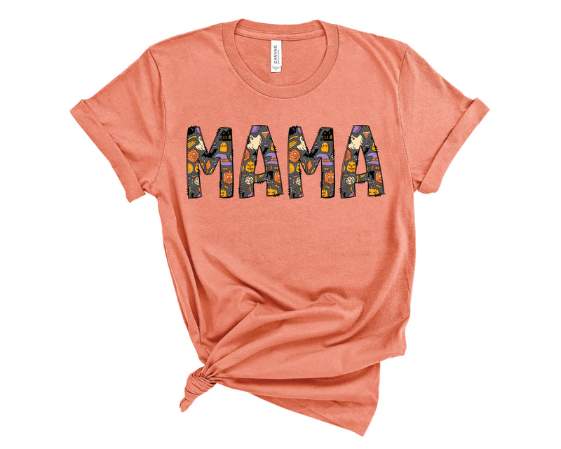 Mama Halloween Doodle - Graphic Tee