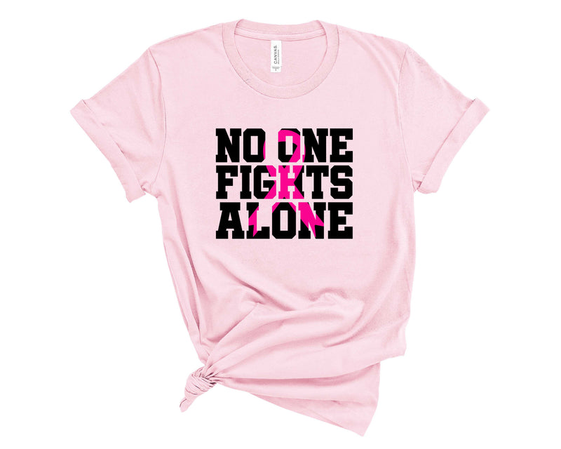 No One Fights Alone -Pink Ribbon- Transfer