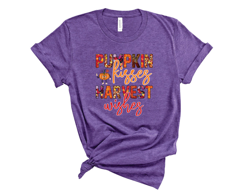 Pumpkin Kisses Harvest Wishes - Graphic Tee