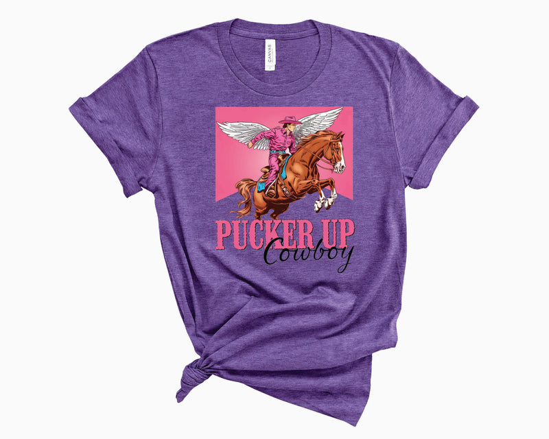 Retro Pucker Up Cowboy - Transfer