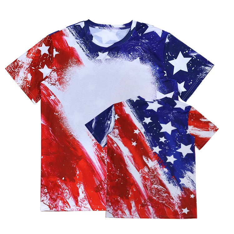 Polyester Bleach T-Shirt - 'Merica