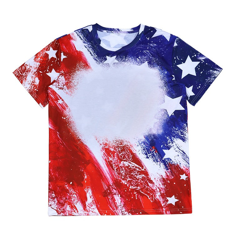 Polyester Bleach T-Shirt - 'Merica