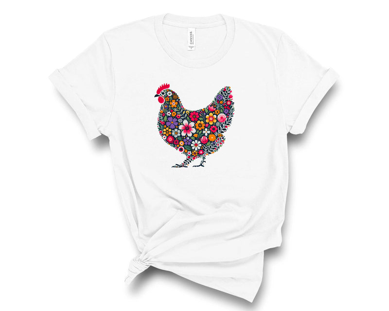 Floral Chicken- Tranfer