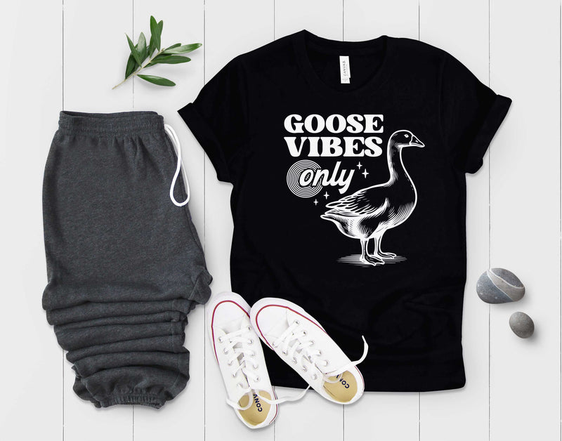 Goose Vibes Only- White- Transfer