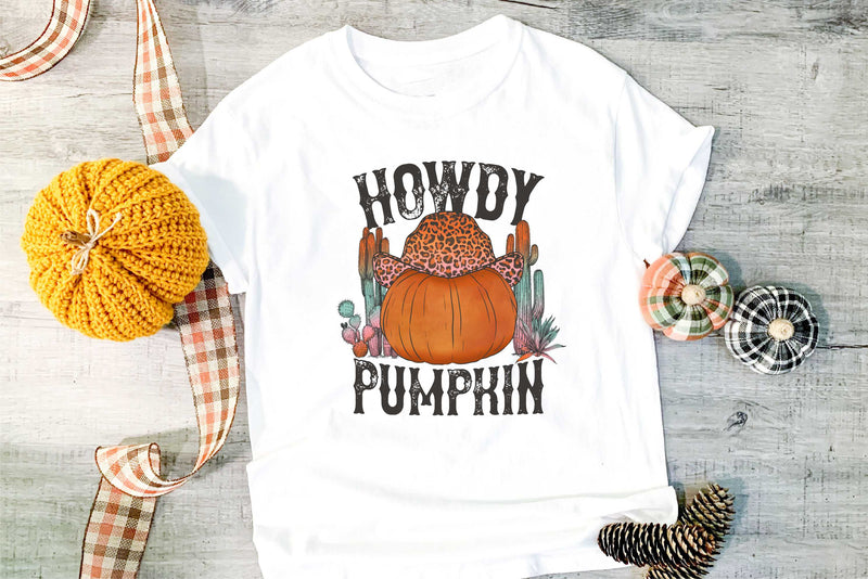 Howdy Pumpkin Western - Transfer