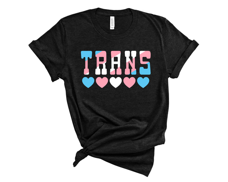 Trans- Striped w/ Hearts- Transfer