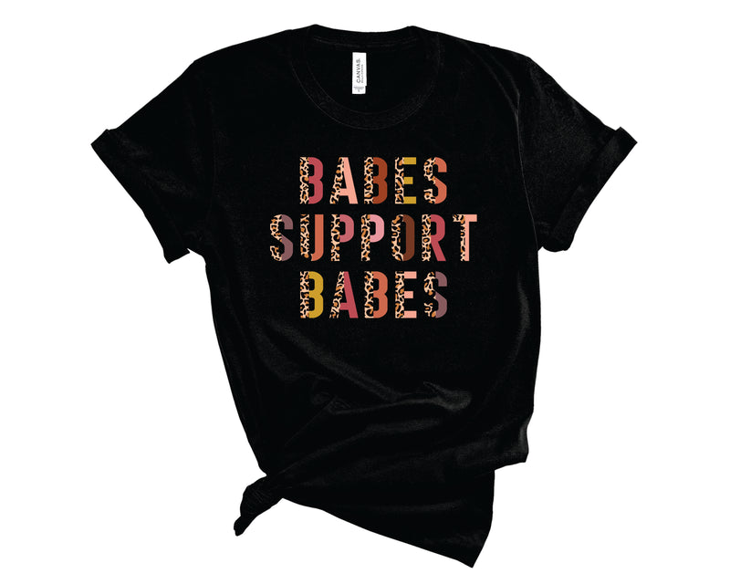 Babes Support Babes Half Leopard - Transfer