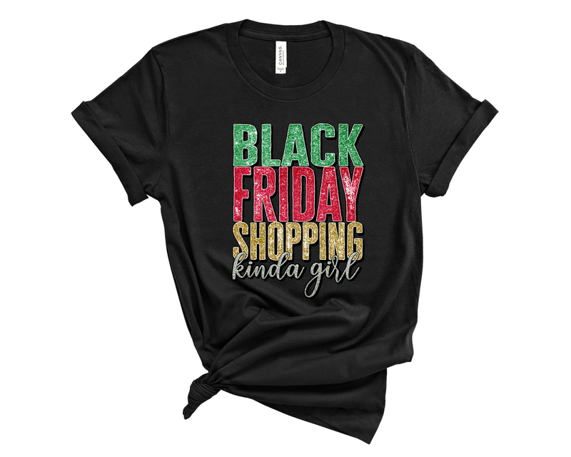 Black Friday Shopping Kinda Girl - Transfer