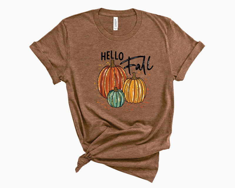 Hello Fall Pumpkins - Graphic Tee