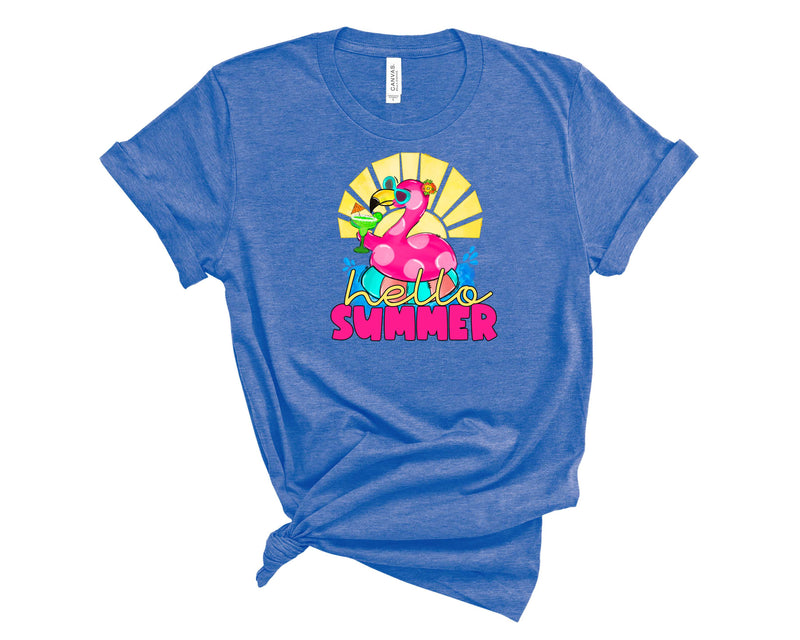 Hello Summer Flamingo -  Transfer