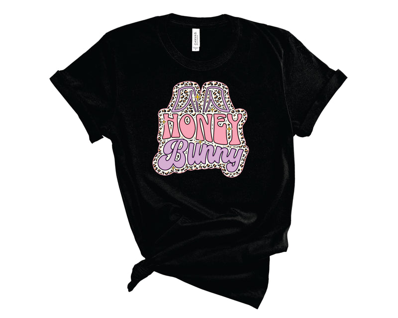 Honey Bunny Retro Pink Purple - Graphic Tee