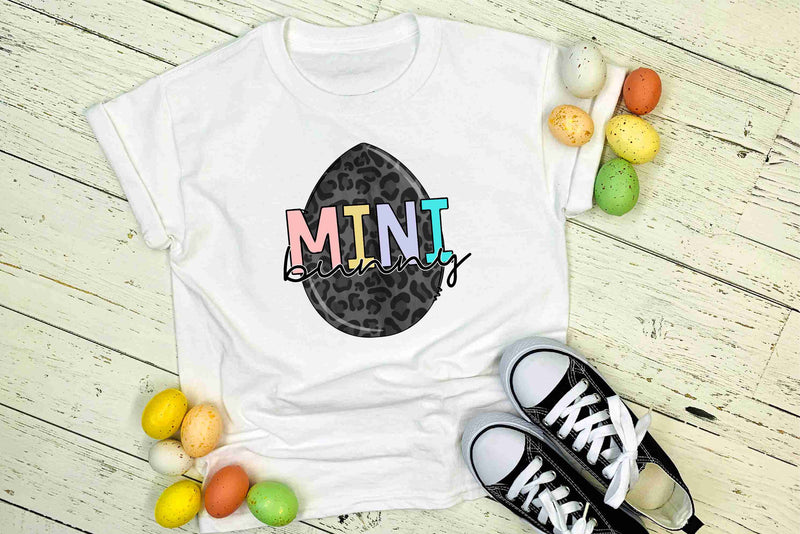 MINI Bunny - Black Leopard - Graphic Tee