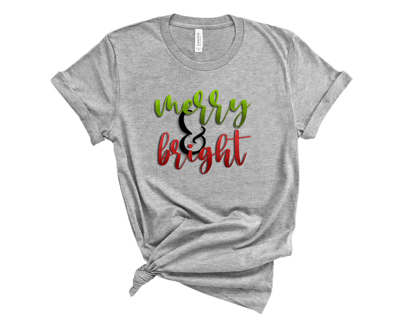 Merry and bright Green & Red - Transfer