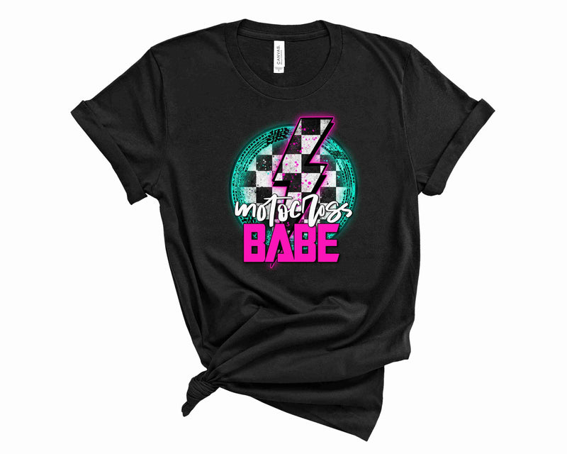 Motorcross Babe Teal - Transfer