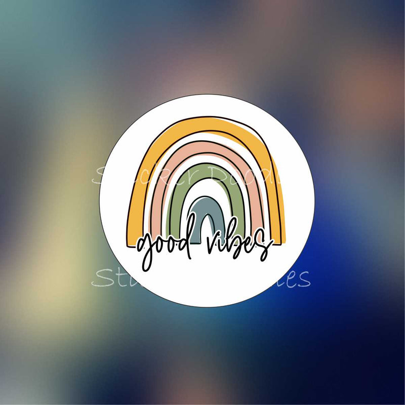 Pastel Good Vibes - Sticker