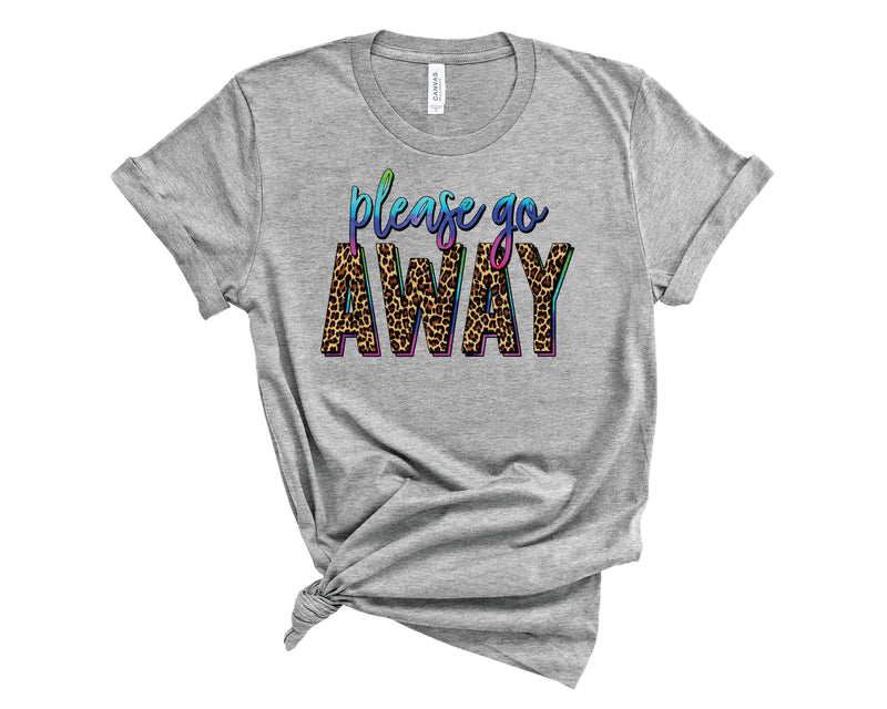 Please Go Away Leopard - Graphic Tee