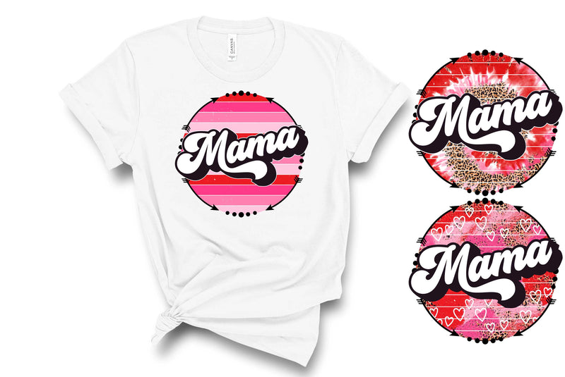 Retro Mama Circle - Transfer