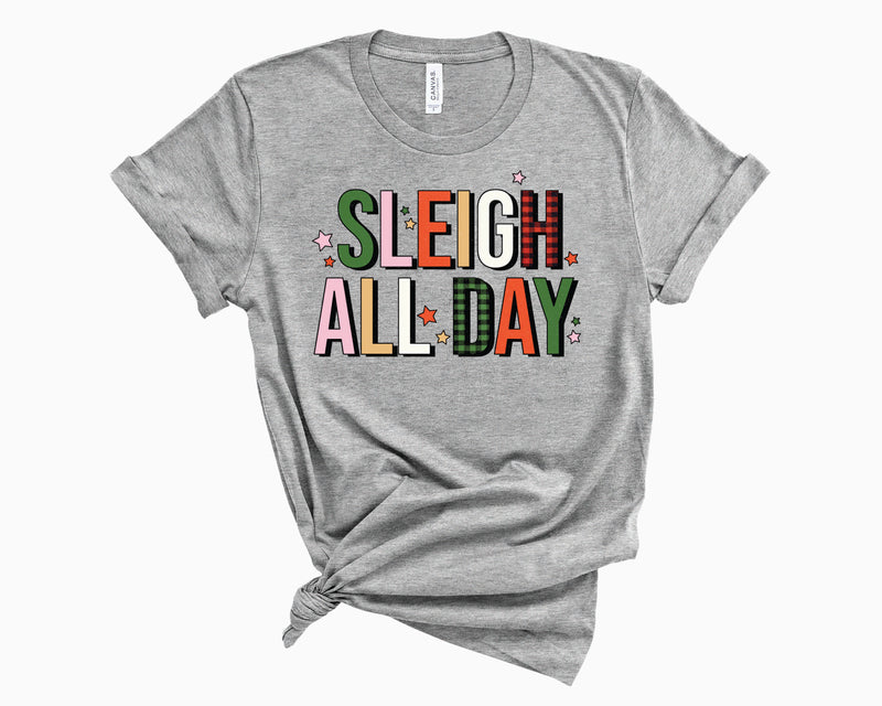 Sleigh All Day Plaid- Transfer