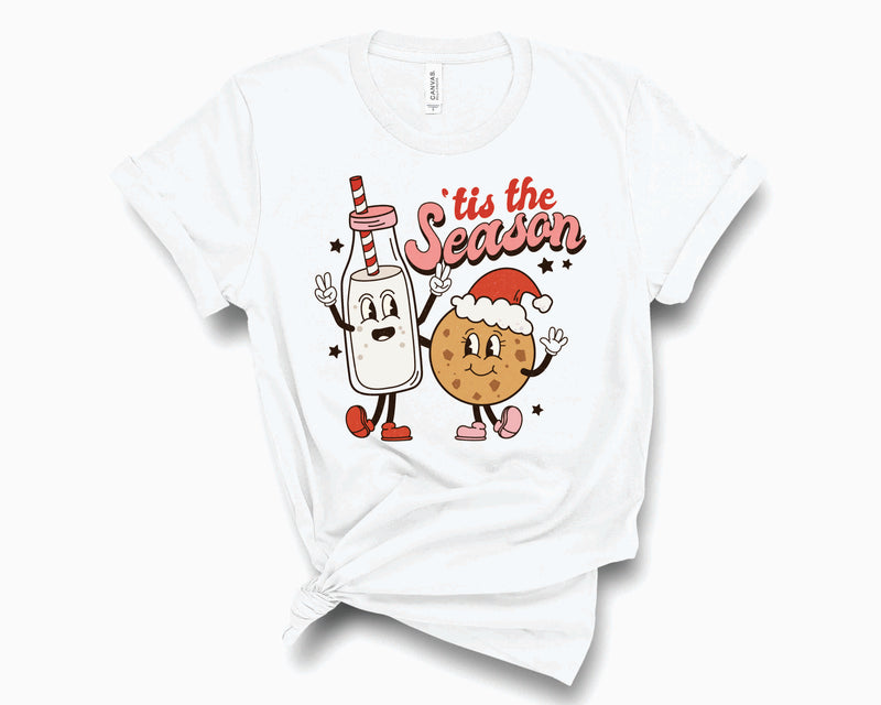 Tis The Season Milk & Cookie- Graphic Tee