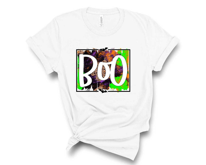 boo brush strokes grunge - Graphic Tee