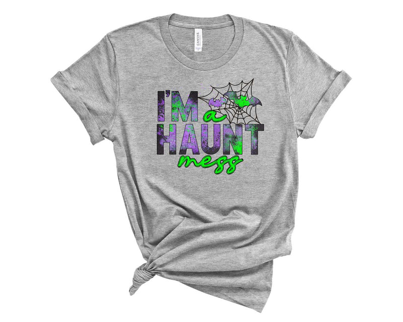 haunt mess green - Graphic Tee